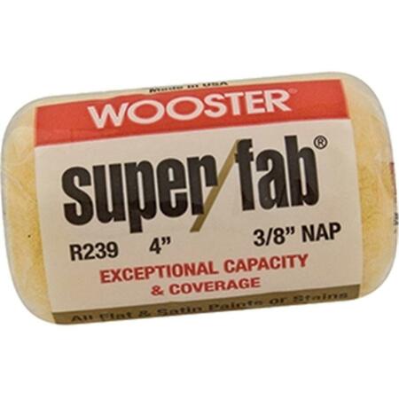 WOOSTER R239 4 in. Super Fab 0.37 in. Nap Roller Cover 71497137203